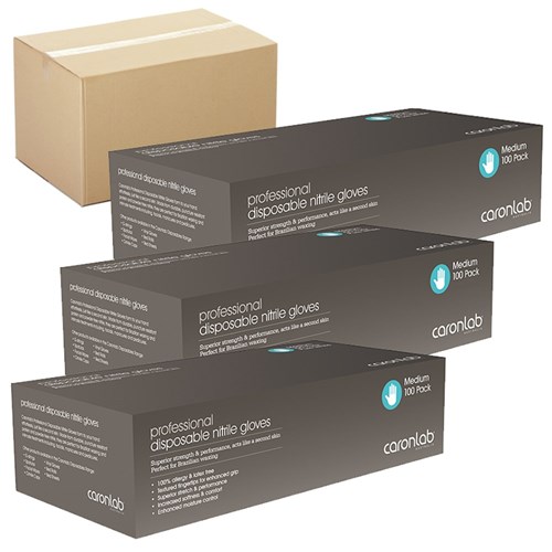 Nitrile Glove - Medium x 10 Bulk Buy Deal